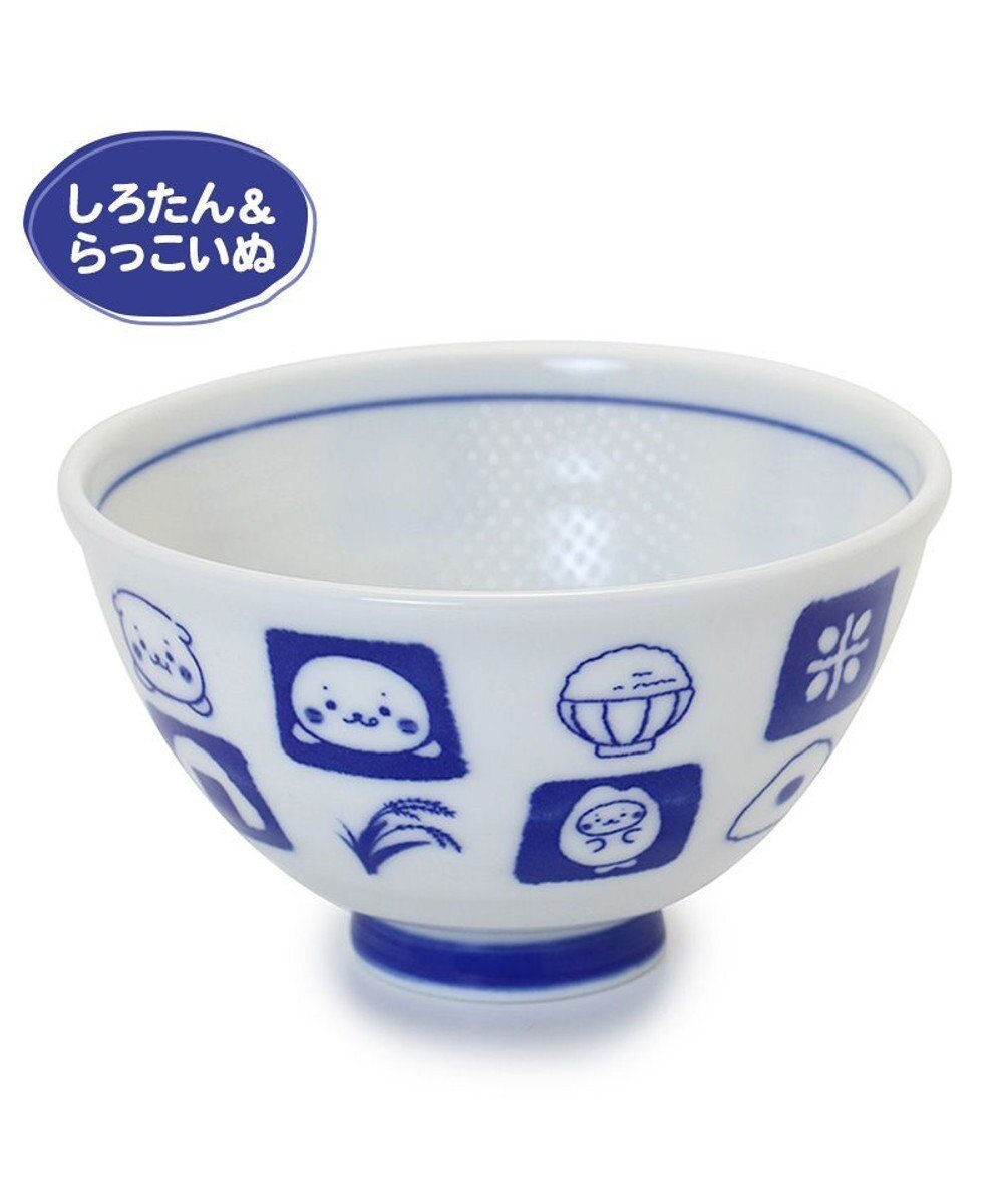 【マザーガーデン/Mother garden / GOODS】のしろたん ごはん粒がくっつきにくい ご飯茶碗 《大盛》 《顔ぼん柄/しろたん&らっこいぬ柄》 単品 インテリア・キッズ・メンズ・レディースファッション・服の通販 founy(ファニー) 　ガーデン　Garden　キャラクター　Character　日本製　Made In Japan　クリスマス X'mas　Christmas Xmas　ギフト プレゼント　Gift Present　しろたん&らっこいぬ柄|ID: prp329100004565436 ipo3291000000032287395