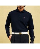 【23区 ゴルフ/23区GOLF / MEN】の【MEN】【UVカット/吸水速乾】ミニワッフルポロ ネイビー系|ID: prp329100004565438 ipo3291000000032287412