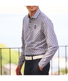 【23区 ゴルフ/23区GOLF / MEN】の【MEN】【吸水速乾/UVカット】ハウンドトゥース柄シャツ ホワイト系5|ID: prp329100004565442 ipo3291000000032287448