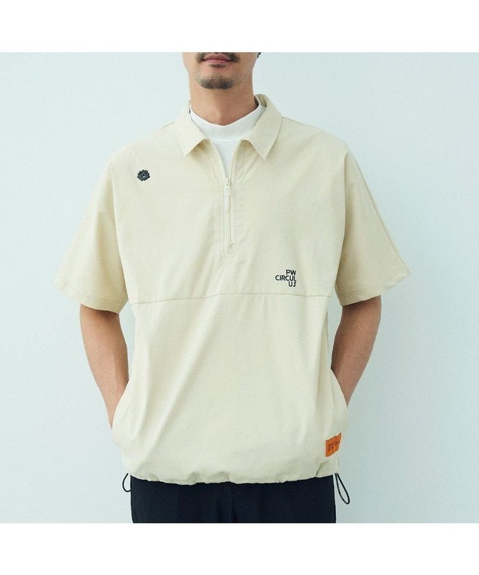 【ピーダブリュサーキュラス/PW CIRCULUS / MEN】の【撥水加工/ ストレッチ】【MEN】ハーフジップシャツ ゴルフ インテリア・キッズ・メンズ・レディースファッション・服の通販 founy(ファニー) https://founy.com/ ファッション Fashion メンズファッション Fashion for Men トップス・カットソー Cut & Sew Tops メンズシャツ Shirts グラフィック Graphic, Graphic Design ゴルフ Golf シンプル Simple, Minimal ストレッチ Stretch, Stretchy Fabric トレンド Trend, Trending Now フロント Front, Front Design プリント Print, Printed Pattern ポロシャツ Polo Shirt, Collared Tee モックネック Mock Neck, Short Turtleneck 夏 Summer 旅行 Travel 春 Spring S/S・春夏 SS, Spring/Summer, Warm Season |ID: prp329100004565446 ipo3291000000034188374