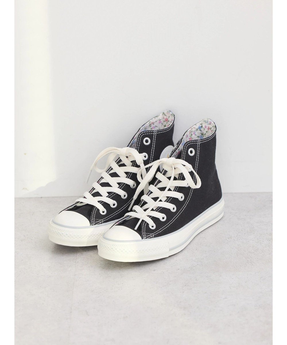 【アースミュージックアンドエコロジー/earth music&ecology】のCONVERSE×earth ALL STAR HI インテリア・キッズ・メンズ・レディースファッション・服の通販 founy(ファニー) 　ファッション　Fashion　レディースファッション　Fashion for Women　サテン　Satin, Glossy Fabric　シンプル　Simple, Minimal　スニーカー　Sneakers, Trainers　リボン　Ribbon, Bow　レース　Lace, Lace Fabric　Black|ID: prp329100004565507 ipo3291000000032746929