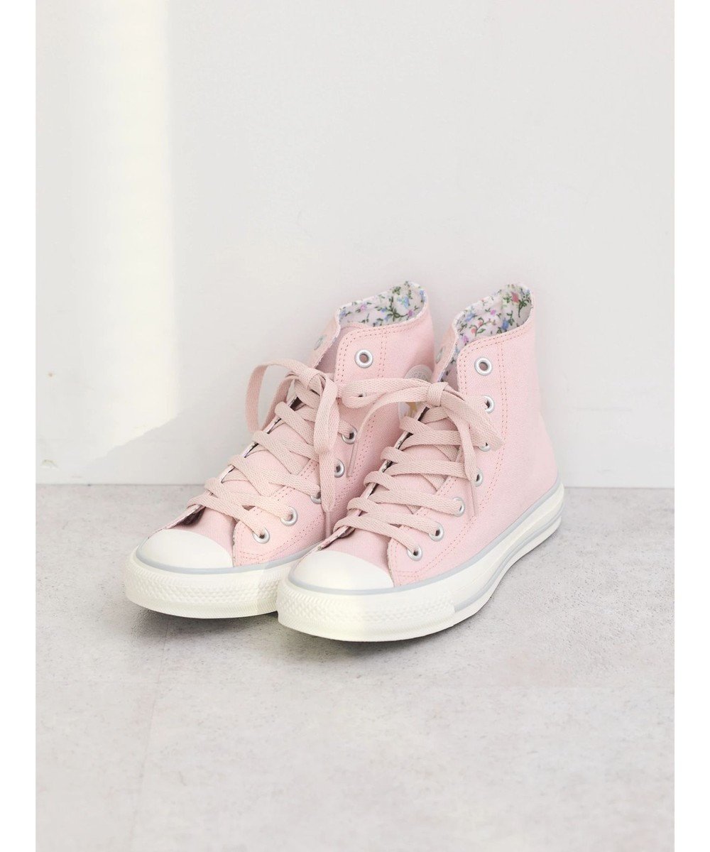 【アースミュージックアンドエコロジー/earth music&ecology】のCONVERSE×earth ALL STAR HI インテリア・キッズ・メンズ・レディースファッション・服の通販 founy(ファニー) 　ファッション　Fashion　レディースファッション　Fashion for Women　サテン　Satin, Glossy Fabric　シンプル　Simple, Minimal　スニーカー　Sneakers, Trainers　リボン　Ribbon, Bow　レース　Lace, Lace Fabric　Pink|ID: prp329100004565507 ipo3291000000032746930