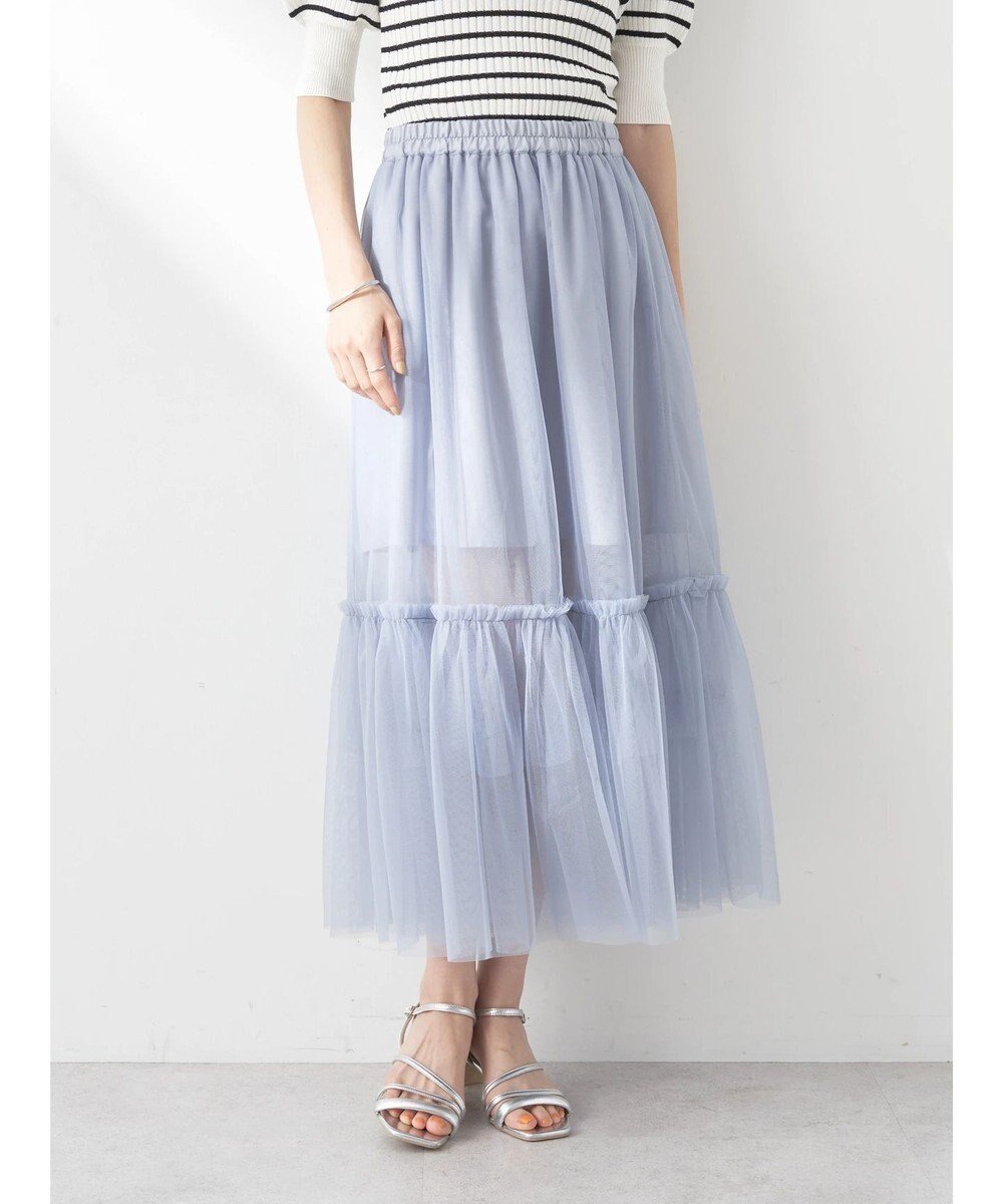【アースミュージックアンドエコロジー/earth music&ecology】のティアードチュールスカート 人気、トレンドファッション・服の通販 founy(ファニー) ファッション Fashion レディースファッション Fashion for Women スカート Skirts ギャザー Gathered, Ruffled チュール Tulip, Tulip Motif ティアードスカート Tiered Skirt, Flounced Skirt フリル Frill, Ruffle ポケット Pocket, Pocket Detail 夏 Summer 春 Spring S/S・春夏 SS, Spring/Summer, Warm Season other-1|ID: prp329100004565529 ipo3291000000034282598