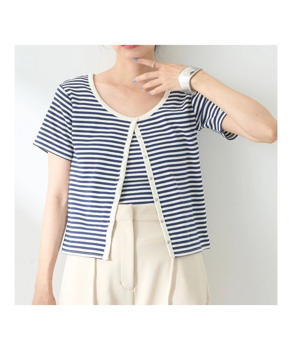 【アースミュージックアンドエコロジー/earth music&ecology】のSET2点ボーダーカーディガン+キャミ 人気、トレンドファッション・服の通販 founy(ファニー) ファッション Fashion レディースファッション Fashion for Women トップス・カットソー Cut & Sew Tops カーディガン・羽織り Layered Style Cardigans キャミソール&ノースリーブ Camisoles & Sleeveless Tops アンサンブル Ensemble Set カーディガン Cardigan, Knitwear キャミ Camisole, Cami Top キャミソール Camisole, Spaghetti Strap Top シンプル Simple, Minimal フォルム Silhouette, Form ボーダー Border, Stripe ポケット Pocket, Pocket Detail ラップ Wrap, Wrap Design A/W・秋冬 Autumn/Winter other-1|ID: prp329100004565530 ipo3291000000034245514