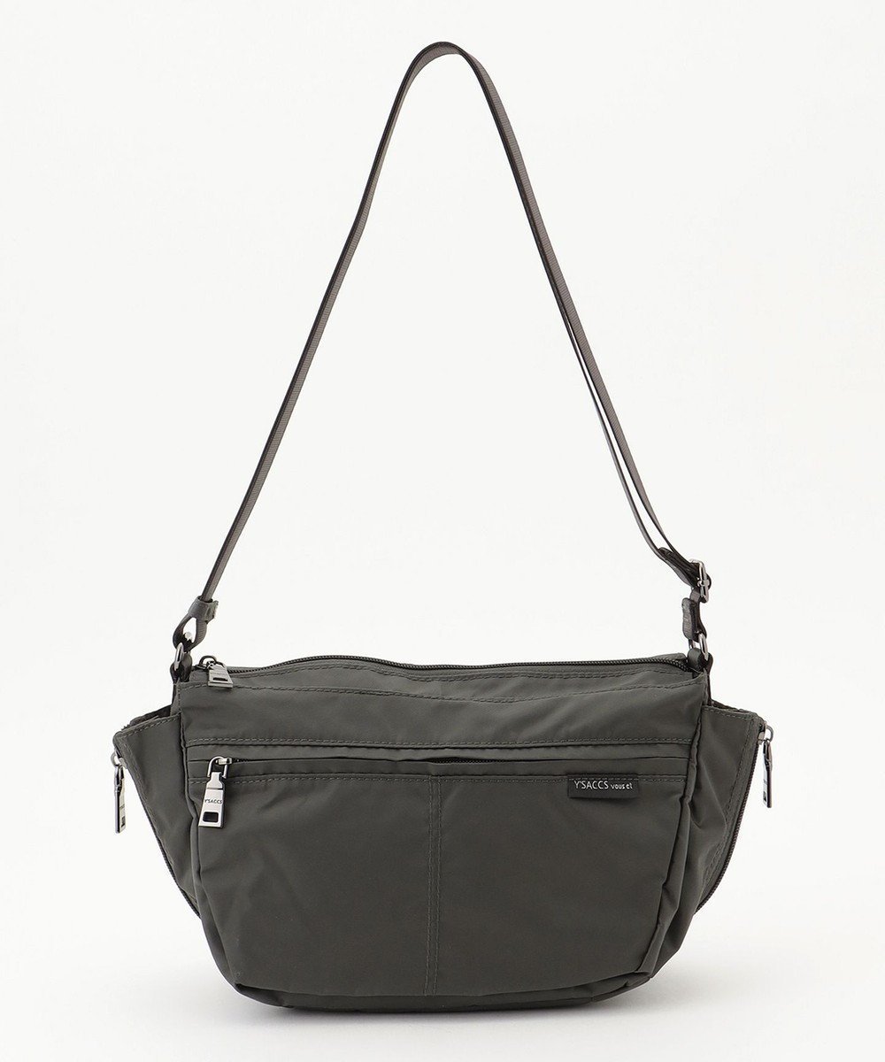【イザック/Y'SACCS】の【Y SACCS vous et】サイドジップミニショルダー インテリア・キッズ・メンズ・レディースファッション・服の通販 founy(ファニー) 　ファッション　Fashion　レディースファッション　Fashion for Women　シンプル　Simple, Minimal　スマート　Smart, Elegant　ポケット　Pocket, Pocket Detail　ダークグレー|ID: prp329100004565548 ipo3291000000035705030