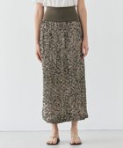 【ベイジ,/BEIGE,】の【洗える】ALYSSUME / スパンコールストレッチニットスカート Khaki|ID: prp329100004565550 ipo3291000000032681358