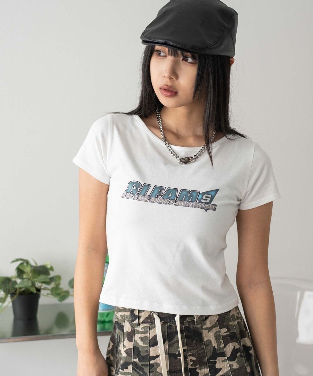 【ウィゴー/WEGO】のグラフィックちびT インテリア・キッズ・メンズ・レディースファッション・服の通販 founy(ファニー) 　ファッション　Fashion　レディースファッション　Fashion for Women　トップス・カットソー　Cut & Sew Tops　シャツ・ブラウス・オフィスカジュアル　Elegant Blouses & Button-Ups　ロングTシャツ・Tシャツ　Longline T-Shirts & Tees　カットソー・ベーシックTシャツ　Cut-and-Sewn Tops / Stretch Tees & Basics　カットソー　Cut and Sewn Top　グラフィック　Graphic, Graphic Design　スマホ　Smartphone, Mobile Device　トレンド　Trend, Trending Now　ボトム　Bottoms, Lower Wear　ミニスカート　Mini Skirt, Short Skirt　半袖　Short Sleeve, Half Sleeve　夏　Summer　春　Spring　S/S・春夏　SS, Spring/Summer, Warm Season　ホワイト|ID: prp329100004565562 ipo3291000000033658427