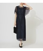 【エニィ スィス/any SiS】の【洗える】ストライプレーシー ドレス ネイビー|ID: prp329100004565580 ipo3291000000032349648
