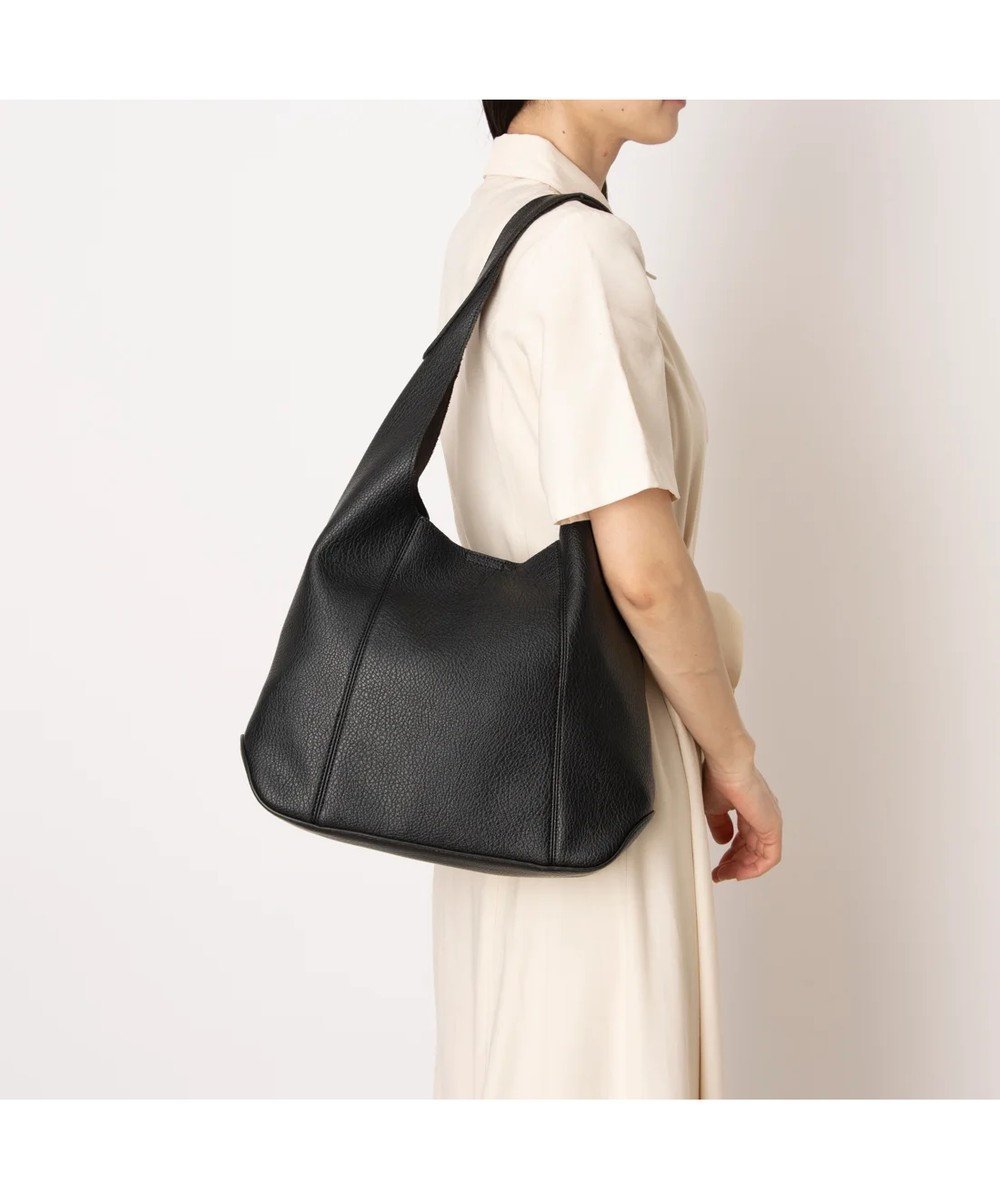 【アンビリオン/UNBILLION】のカシュカシュ cachecache / セミ合皮ホーボーバッグL インテリア・キッズ・メンズ・レディースファッション・服の通販 founy(ファニー) ファッション Fashion レディースファッション Fashion for Women カラフル Colorful Design ショルダー Shoulder, Shoulder Strap ハンド Hand, Handmade ミックス Mix, Mixed Style モチーフ Motif, Design Theme 再入荷 Restock / Back in Stock ブラック|ID: prp329100004565581 ipo3291000000033658357