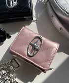 【ウィゴー/WEGO】のキルティングBIGメタルパーツウォレット ピンク|ID: prp329100004565588 ipo3291000000032288617