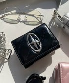 【ウィゴー/WEGO】のキルティングBIGメタルパーツウォレット ブラック|ID: prp329100004565588 ipo3291000000032288618
