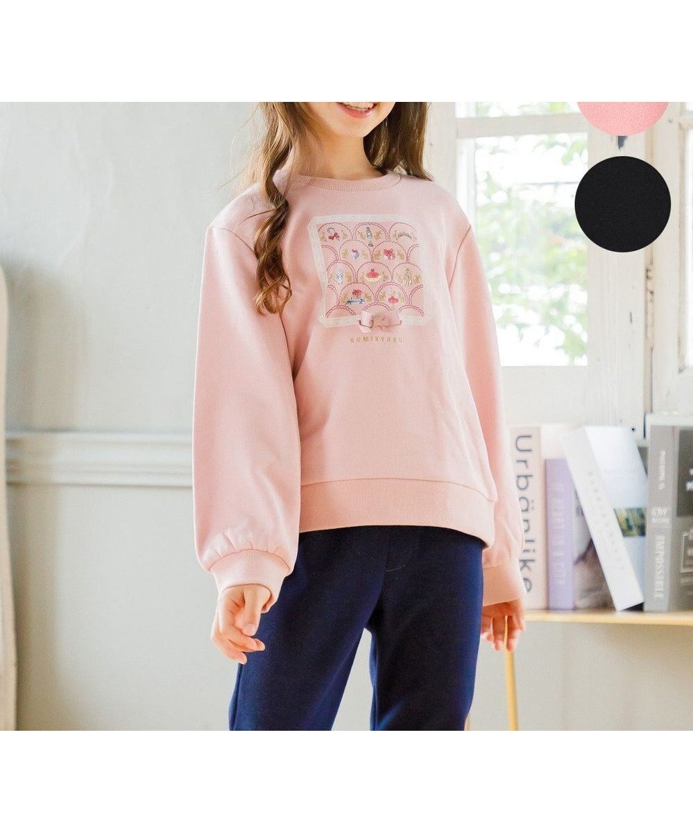 【組曲 / KIDS/KUMIKYOKU】の【110-140㎝】NutsCracker トレーナー インテリア・キッズ・メンズ・レディースファッション・服の通販 founy(ファニー) 　ファッション　Fashion　キッズファッション　Fashion for Kids　トップス・カットソー　Cut & Sew Tops　グラフィック　Graphic, Graphic Design　シンプル　Simple, Minimal　スウェット / スエット　Sweatshirt, Sweatwear　トレーナー　Sweatshirt, Trainer　ローズ　Rose, Rose Motif　エレガント 上品　Elegant　A/W・秋冬　Autumn/Winter　ローズ系|ID: prp329100004566717 ipo3291000000034309676