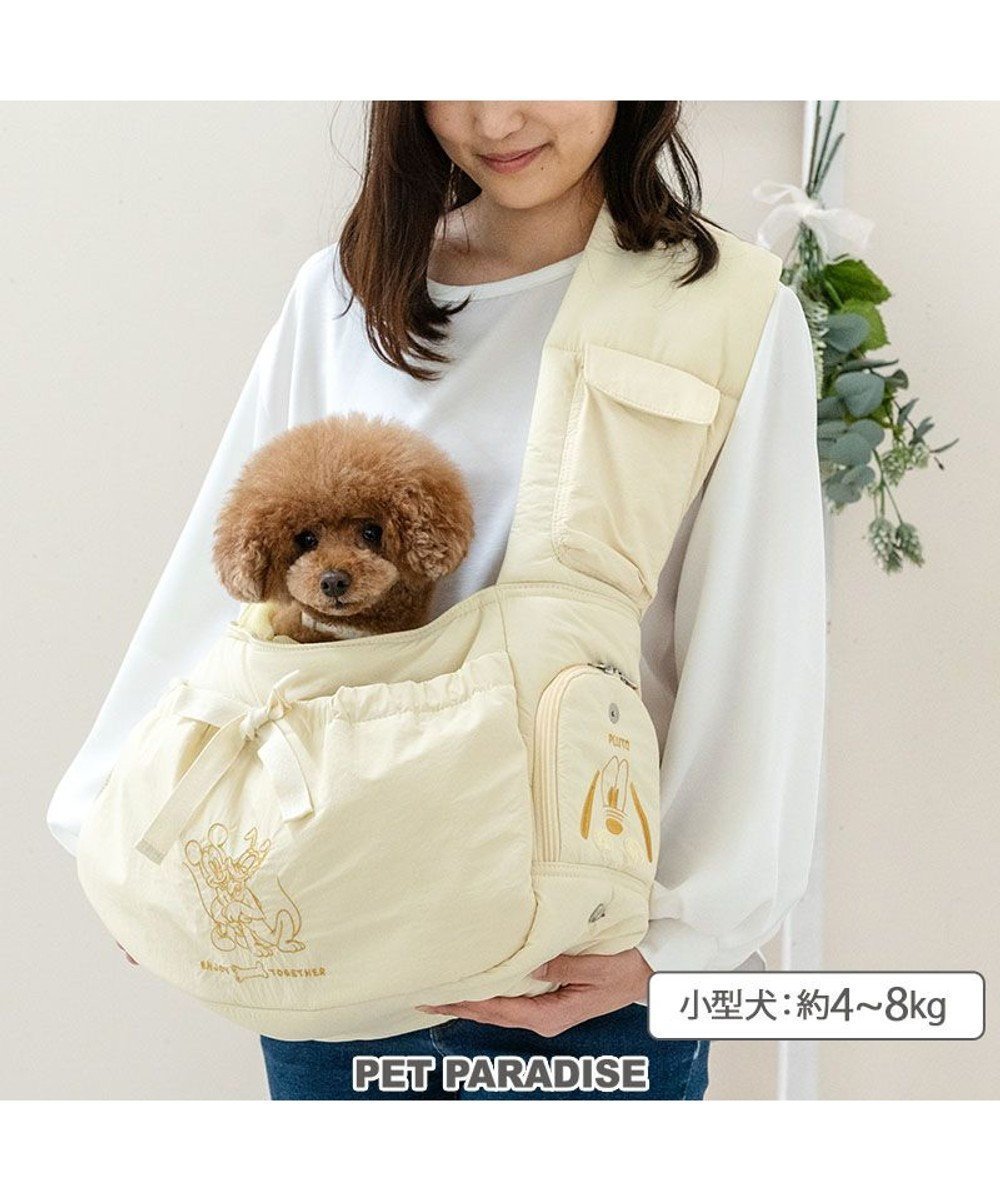 【ペットパラダイス/PET PARADISE / GOODS】のディズニー ミッキーマウス&プルート 通気スリング M 小型犬 約4～8kg 人気、トレンドファッション・服の通販 founy(ファニー) 　イエロー　Yellow　クール　Cool　コンパクト　Compact　ショルダー　Shoulder　ポケット　Pocket　犬　Dog　旅行　Travel　スーツケース キャリーケース　Suitcase　スマホケース　Phone Case　ホーム・キャンプ・アウトドア・お取り寄せ　Home,Garden,Outdoor,Camping Gear　ペットグッズ　Pet Supplies　 other-1|ID: prp329100004566728 ipo3291000000032296825
