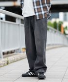 【ウィゴー/WEGO】の【ユニセックス着用ITEM/SMLサイズ展開】ルーズテーパードデニムパンツ ブラック|ID: prp329100004566747 ipo3291000000032356259