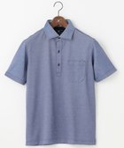 【ジョセフ アブード/JOSEPH ABBOUD / MEN】のクールビズ【WEB限定・速乾】シャンブレー ポロシャツ ブルー系|ID: prp329100004566749 ipo3291000000032297020