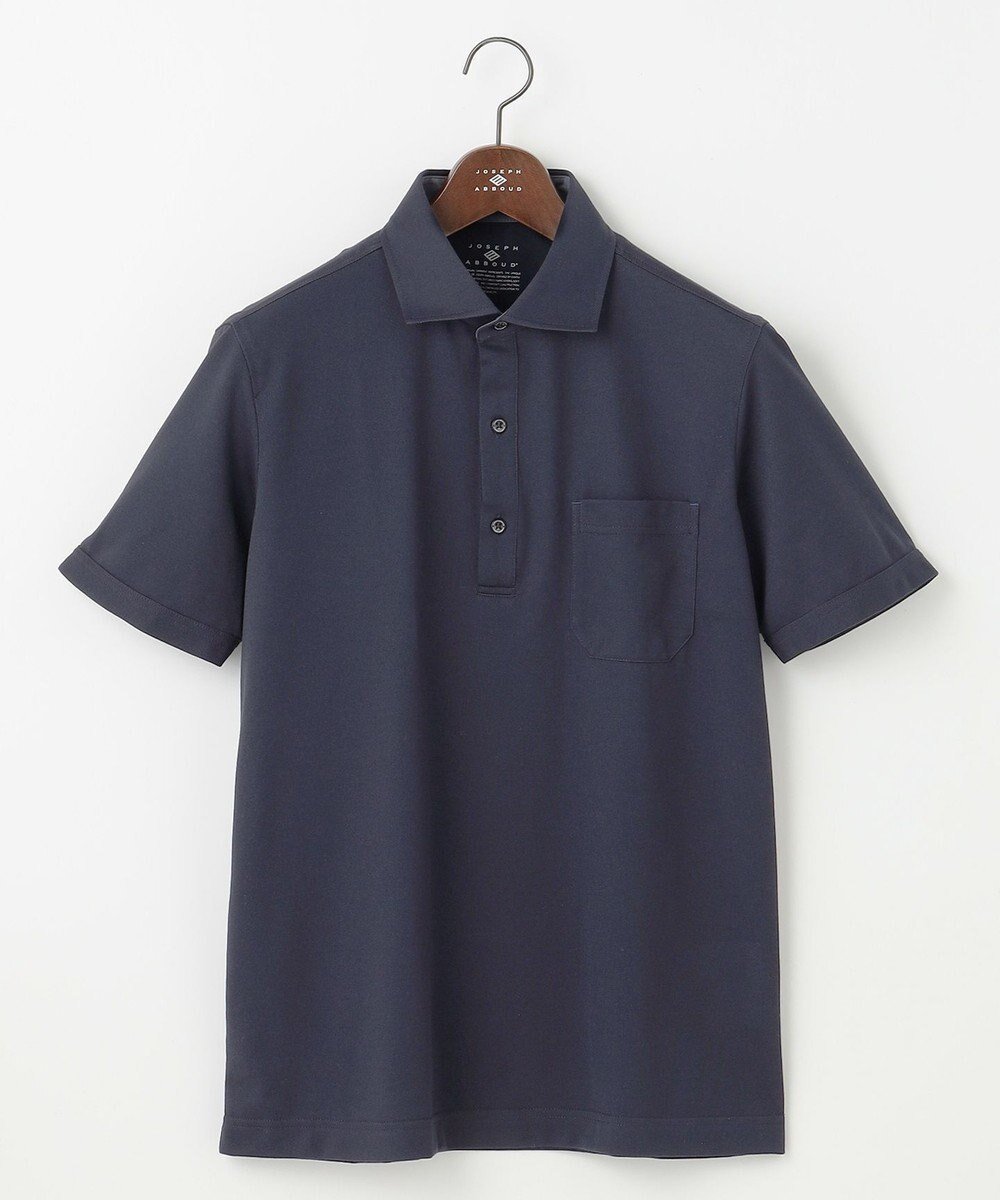 【ジョセフ アブード/JOSEPH ABBOUD / MEN】のクールビズ【WEB限定・速乾】シャンブレー ポロシャツ インテリア・キッズ・メンズ・レディースファッション・服の通販 founy(ファニー) 　ファッション　Fashion　メンズファッション　Fashion for Men　トップス・カットソー　Cut & Sew Tops　メンズシャツ　Shirts　ポロシャツ / きれいめカジュアルスタイル　Polo Shirts　インナー　Innerwear　春　Spring　クール　Cool, Chic　シャンブレー　Chambray, Denim-Like Fabric　シンプル　Simple, Minimal　ジャケット　Jacket, Outerwear　スマート　Smart, Elegant　スラックス　Slacks, Dress Pants　デニム　Denim, Jeans Material　ポケット　Pocket, Pocket Detail　ポロシャツ　Polo Shirt, Collared Tee　リラックス　Relax, Relaxed Fit　ワイド　Wide, Wide Fit　S/S・春夏　SS, Spring/Summer, Warm Season　夏　Summer　ビジネス 仕事 通勤　Business / Work / Commuting　ネイビー系|ID: prp329100004566749 ipo3291000000032297021