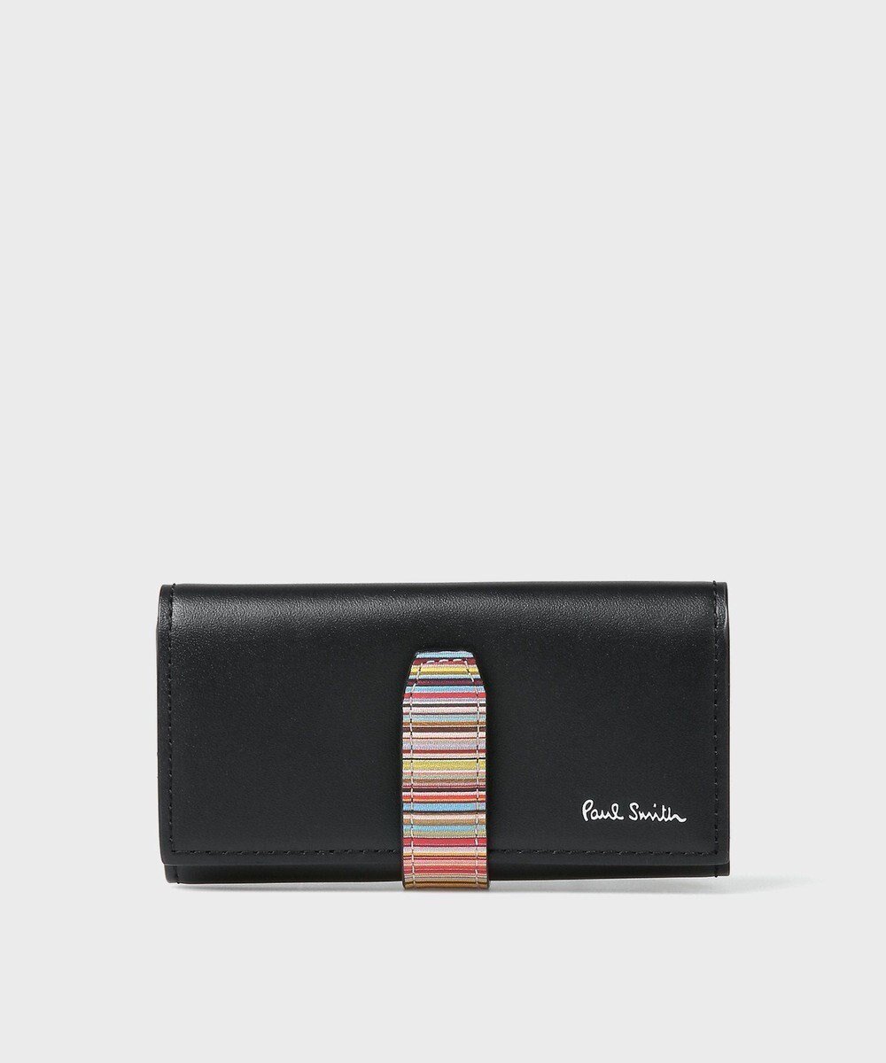【ポールスミス/Paul Smith / MEN】のシグネチャーストライプタブ キーケース インテリア・キッズ・メンズ・レディースファッション・服の通販 founy(ファニー) 　ファッション　Fashion　メンズファッション　MEN　アクセサリー　Accessories/Men　アクセサリー　Accessories　シンプル　Simple　財布　Wallet　プリント　Print　メンズ　Mens　おすすめ　Recommend　エレガント 上品　Elegant　ギフト プレゼント　Gift Present　ブラック|ID: prp329100004566754 ipo3291000000032297096