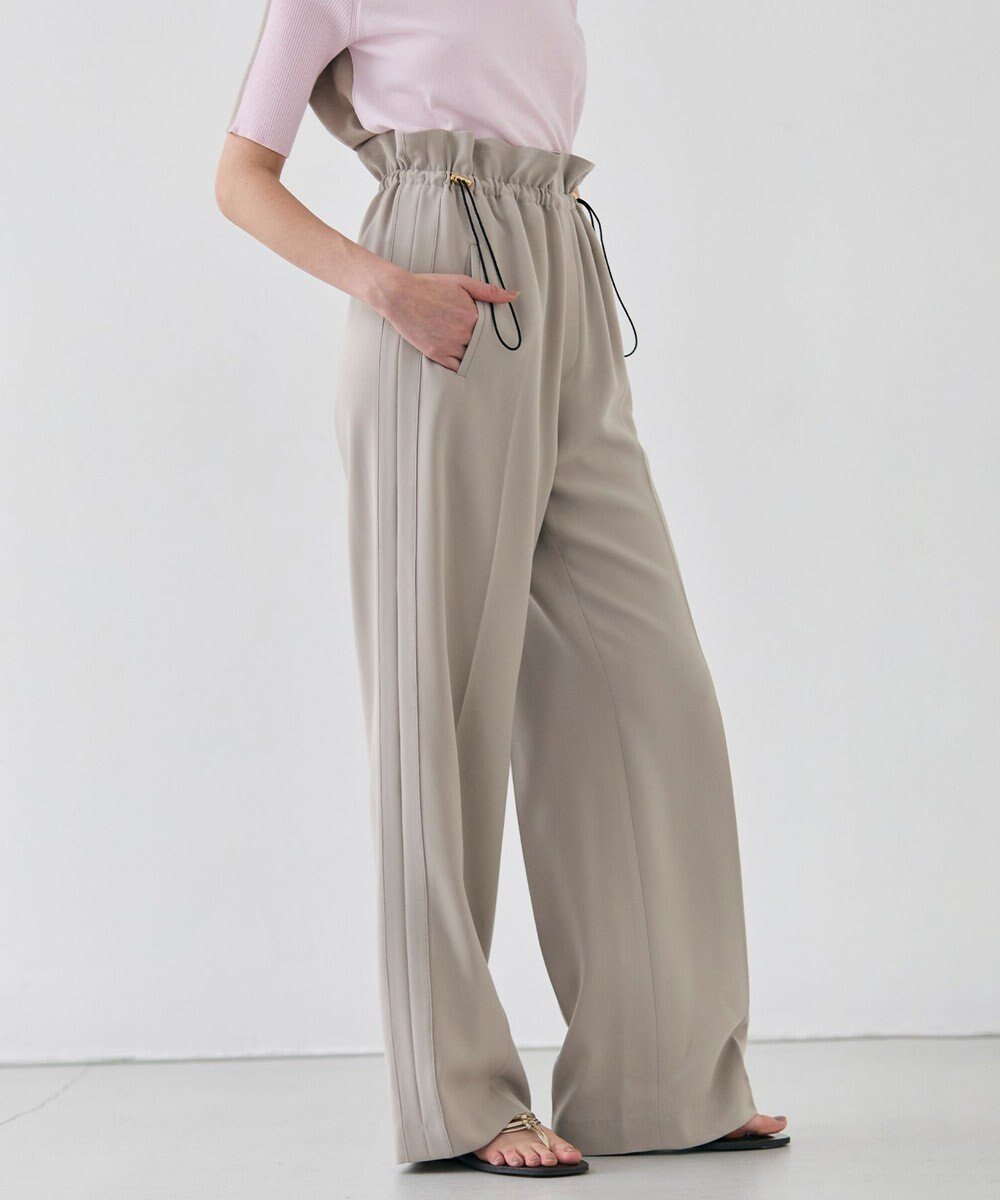 【ベイジ,/BEIGE,】の【洗える・STORY 6月号掲載】RUE / ウエストゴムワイドストレートパンツ インテリア・キッズ・メンズ・レディースファッション・服の通販 founy(ファニー) 　雑誌掲載アイテム　Magazine Items　ファッション雑誌　Fashion Magazines　ストーリィ　STORY　ファッション　Fashion　レディースファッション　WOMEN　パンツ　Pants　春　Spring　洗える　Washable　ギャザー　Gather　ジャケット　Jacket　ストレート　Straight　スポーティ　Sporty　センター　Center　雑誌　Magazine　6月号　June Issue　リラックス　Relax　ロング　Long　ワイド　Wide　A/W・秋冬　Aw・Autumn/Winter・Fw・Fall-Winter　S/S・春夏　Ss・Spring/Summer　夏　Summer　Taupe|ID: prp329100004566760 ipo3291000000032297716