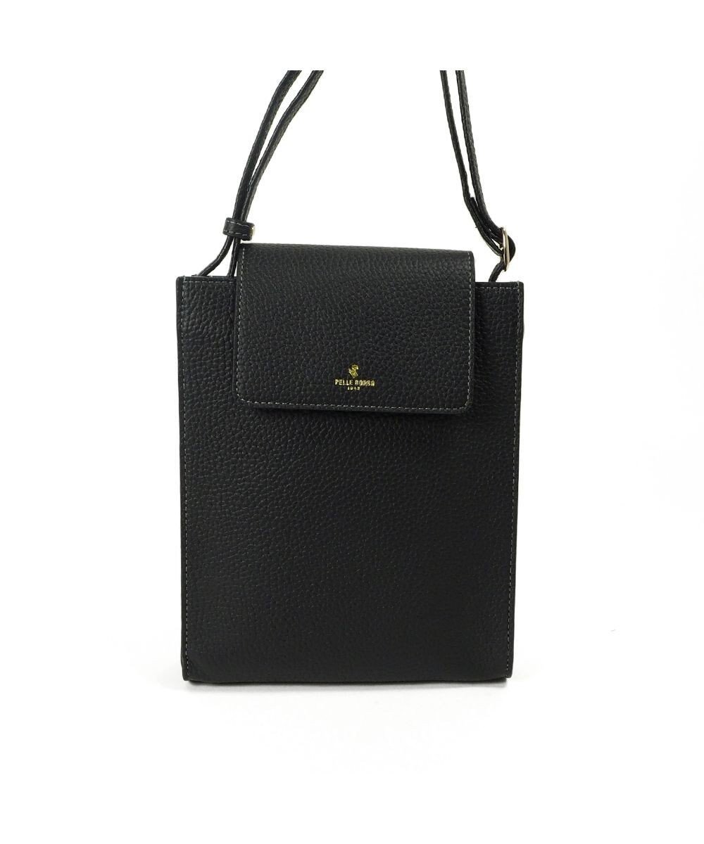 【ペレボルサ/PELLE BORSA】の縦ポシェット Reinette レネット 4740 インテリア・キッズ・メンズ・レディースファッション・服の通販 founy(ファニー) 　ファッション　Fashion　レディースファッション　WOMEN　エレガント 上品　Elegant　ショルダー　Shoulder　シンプル　Simple　スマホ　Smartphone　スマート　Smart　財布　Wallet　ポケット　Pocket　ポシェット　Pochette　ブラック|ID: prp329100004566774 ipo3291000000032297820