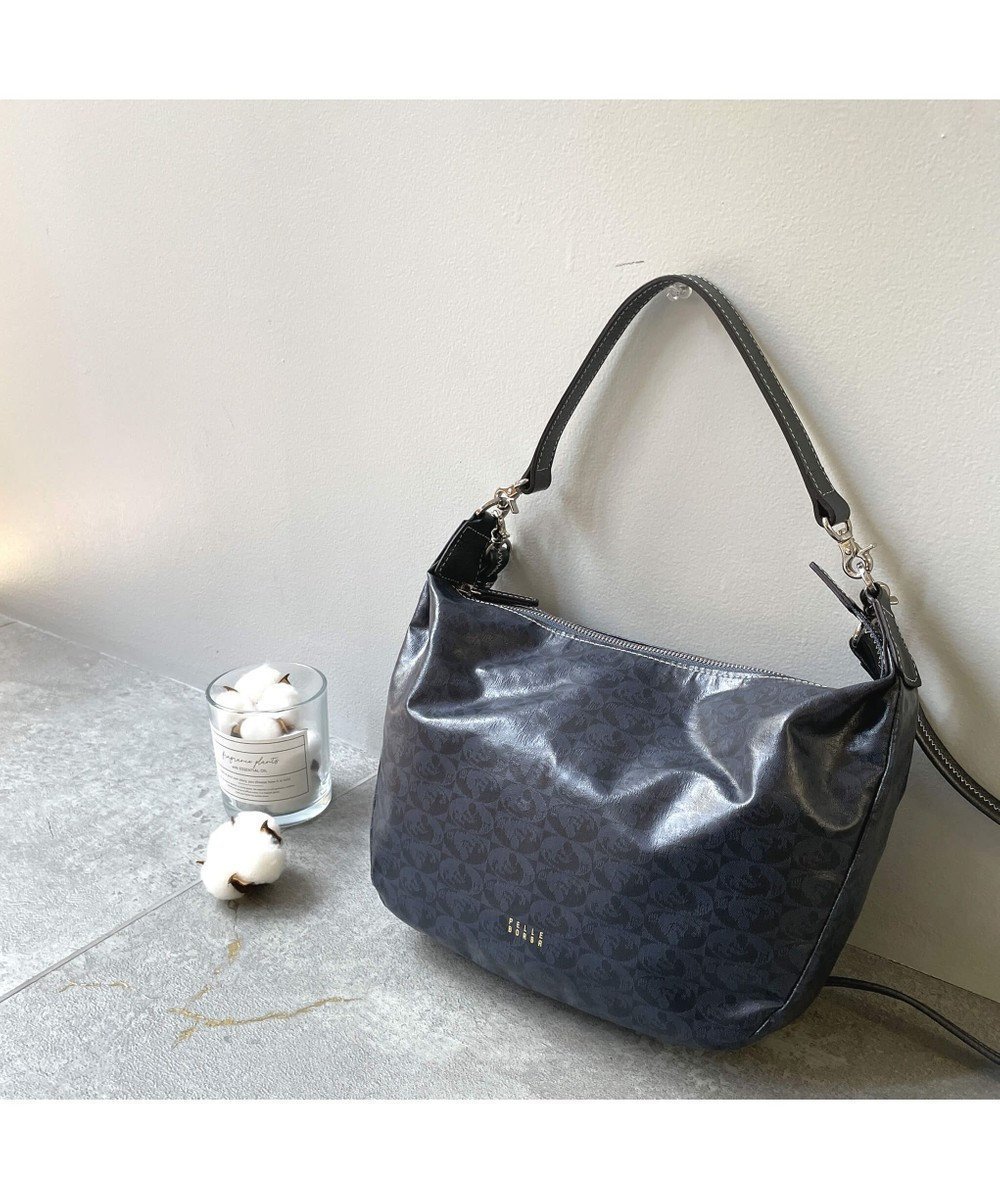 【ペレボルサ/PELLE BORSA】の2wayショルダー Alive アライブ 4438 インテリア・キッズ・メンズ・レディースファッション・服の通販 founy(ファニー) 　ファッション　Fashion　レディースファッション　WOMEN　コーティング　Coating　抗菌　Antibacterial　軽量　Lightweight　ショルダー　Shoulder　スマホ　Smartphone　財布　Wallet　パール　Pearl　ポケット　Pocket　モチーフ　Motif　ループ　Loop　おすすめ　Recommend　ネイビー|ID: prp329100004566777 ipo3291000000032297851
