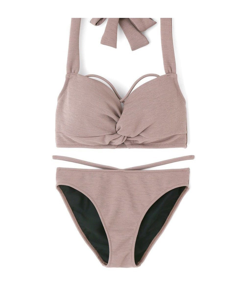 【三愛水着楽園/San-ai Resort】の【San-ai Resort×PEACH JOHNコラボ】【ナイスバディ水着】ワイヤービキニ 9M・11L 【San-ai Resort(サンアイリゾート)】 インテリア・キッズ・メンズ・レディースファッション・服の通販 founy(ファニー) 　ファッション　Fashion　レディースファッション　Fashion for Women　水着　Swimwear　レディース水着・ビーチウェア　Swimwear & Beachwear　アンダー　Underwear Essentials　コラボ　Collaboration, Collab　ショーツ　Shorts, Short Pants　ツイスト　Tweed, Tweed Fabric　バランス　Balance, Style Balance　ビキニ　Bikini, Two-Piece Swimsuit　ピーチ　Peach, Soft Touch　ポケット　Pocket, Pocket Detail　ラップ　Wrap, Wrap Design　ワイヤー　Wire, Wired Bra　夏　Summer　S/S・春夏　SS, Spring/Summer, Warm Season　水着　Swimsuit, Swimwear　A/W・秋冬　Autumn/Winter　ベージュ|ID: prp329100004566784 ipo3291000000034252744