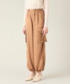 【グレース コンチネンタル/GRACE CONTINENTAL】のサテンカーゴパンツ キャメル|ID: prp329100004566785 ipo3291000000033684416