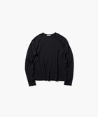 【エイトン/ATON】のMODAL SILK JERSEY クルーネックプルオーバー BLACK|ID: prp329100004566786 ipo3291000000032722095