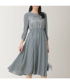 【エニィ スィス/any SiS】の【洗える】フラワー刺繍パーツ ワンピース ミント|ID: prp329100004566798 ipo3291000000033578139