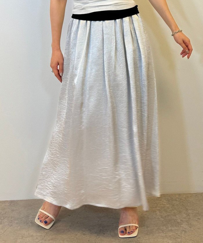 【ネイヴ/NAVE】の【Nave・otona MUSE別注/速乾/UVケア/洗える】シャイニーフレアスカート インテリア・キッズ・メンズ・レディースファッション・服の通販 founy(ファニー) https://founy.com/ ファッション Fashion レディースファッション Fashion for Women スカート Skirts Aライン・フレアスカート A-Line & Flared Skirts 春 Spring 洗える Machine Washable ギャザー Gathered, Ruffled コラボ Collaboration, Collab シルク Silk, 100% Silk シンプル Simple, Minimal タンク Tank Top, Sleeveless Top パターン Pattern, Design Print ポケット Pocket, Pocket Detail 別注 Limited Edition, Custom Order S/S・春夏 SS, Spring/Summer, Warm Season 夏 Summer エレガント 上品 Elegant |ID: prp329100004566827 ipo3291000000034250356