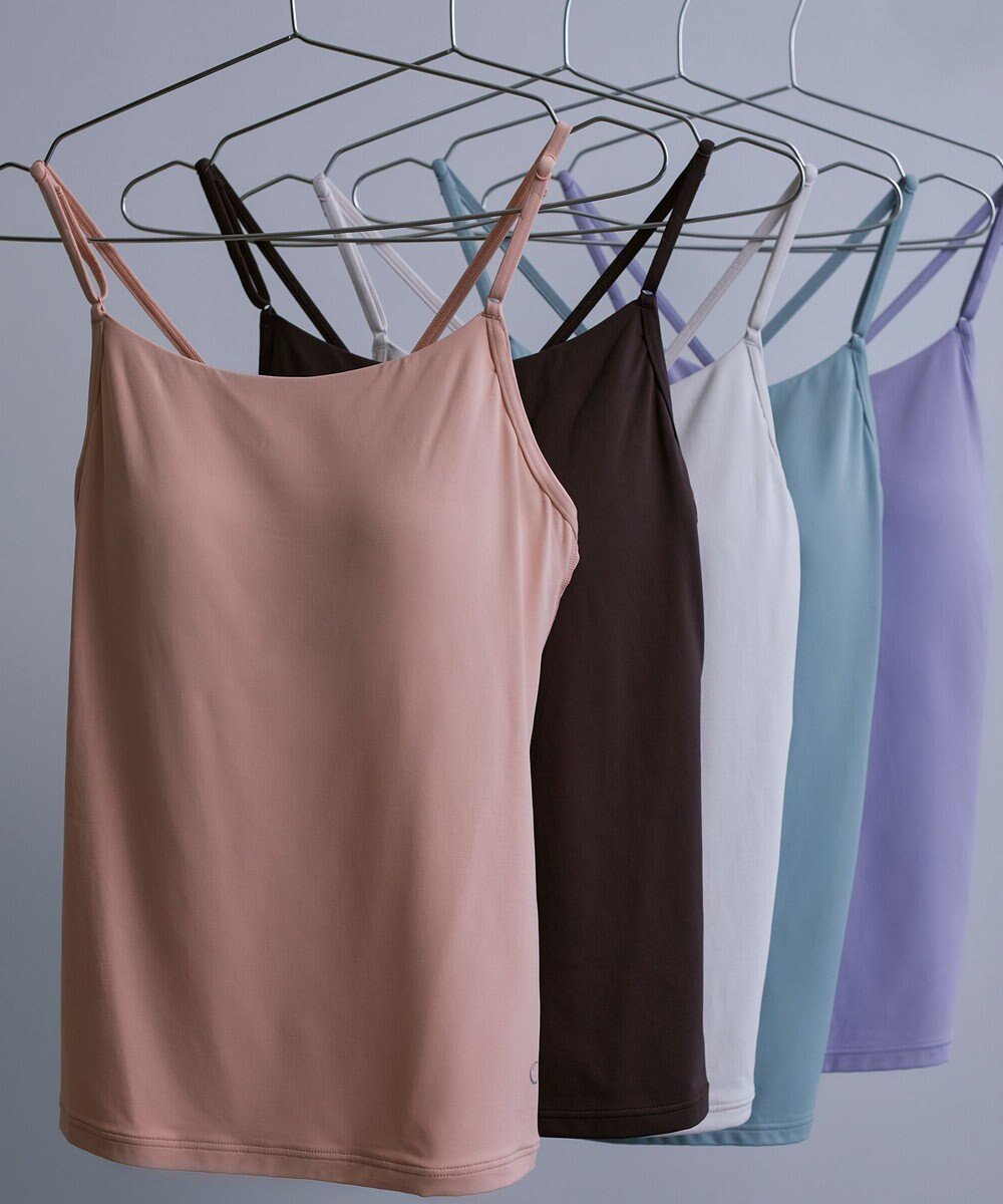 【チャコット/Chacott】のChacott BALANCE スキンロングトップ【C BASIC】 インテリア・キッズ・メンズ・レディースファッション・服の通販 founy(ファニー) 　ファッション　Fashion　レディースファッション　Fashion for Women　トップス・カットソー　Cut & Sew Tops　アンダー　Underwear Essentials　インナー　Innerwear　キャミソール　Camisole, Spaghetti Strap Top　吸水　Absorbent, Quick-Dry　抗菌　Antibacterial, Bacteria-Resistant　ストレッチ　Stretch, Stretchy Fabric　フィット　Fit, Slim Fit　メッシュ　Mesh, Net Fabric　ヨガ　Yoga, Yoga Wear　ラップ　Wrap, Wrap Design　ループ　Loop, Loop Knit　ロング　Long, Long-Length　おすすめ　Recommended / Our Picks　エレガント 上品　Elegant　サーモンピンク|ID: prp329100004566828 ipo3291000000032696331