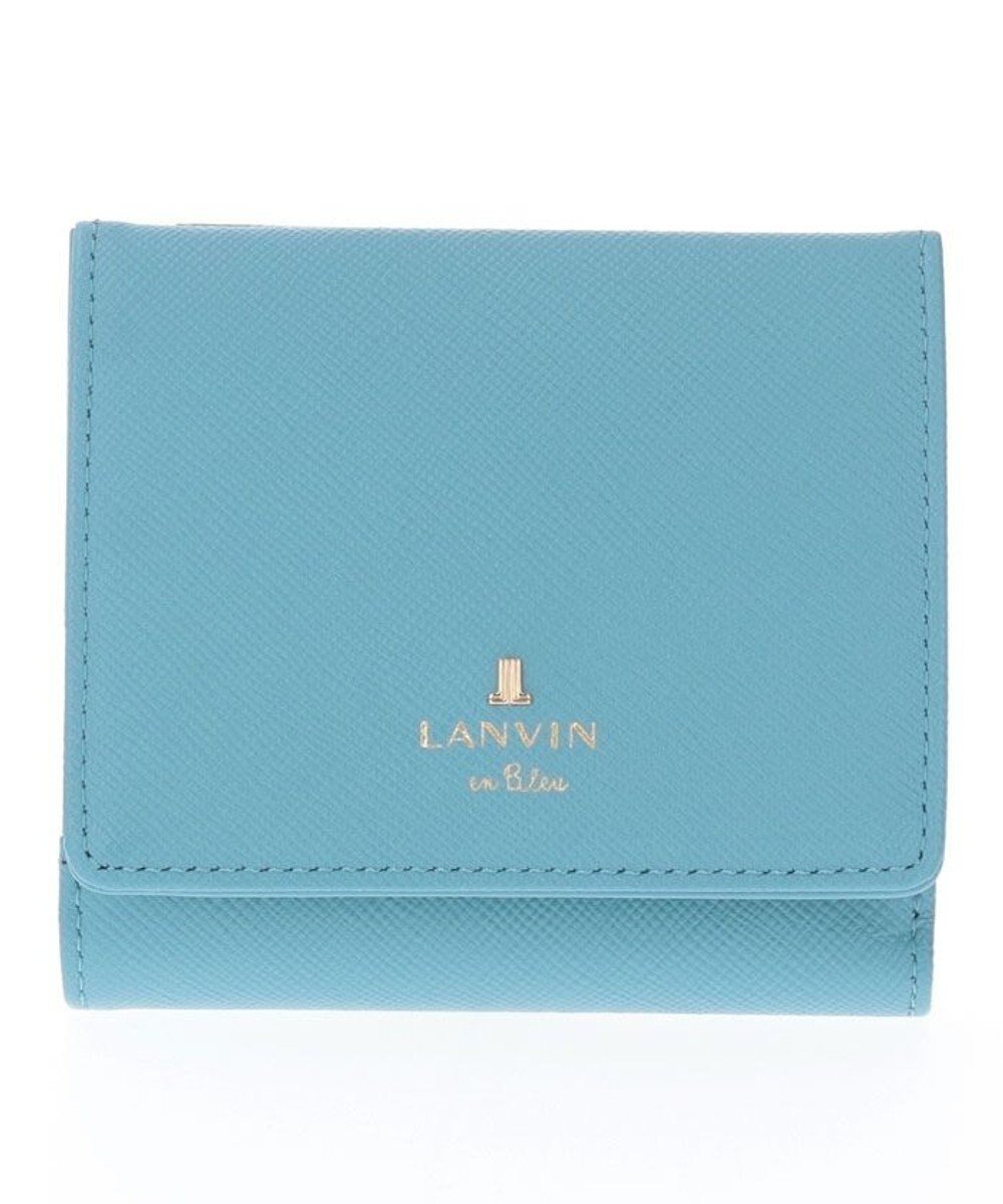 【ランバン オン ブルー/LANVIN en Bleu】のリュクサンブールカラー 外BOX二つ折り財布 インテリア・キッズ・メンズ・レディースファッション・服の通販 founy(ファニー) 　ファッション　Fashion　レディースファッション　Fashion for Women　ミニ財布・二つ折り財布　Wallets & Card Cases　人気　Popular, Best Seller　財布　Wallet, Purse　ブルー|ID: prp329100004566849 ipo3291000000033132067
