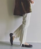 【ウォードブルー/WOADBLUE】のブーティフレア ストレッチデニムパンツ ホワイト WHITE|ID: prp329100004566873 ipo3291000000032477047