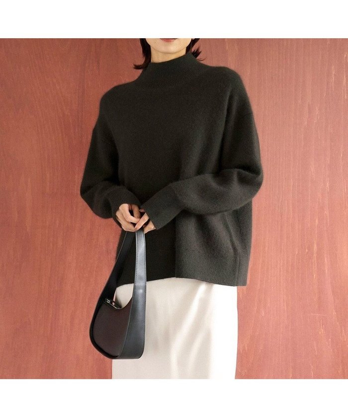 【アンフィーロ 自由区/UNFILO】の【WEB&一部店舗限定】へアリースウェット ハイネックニット インテリア・キッズ・メンズ・レディースファッション・服の通販 founy(ファニー) https://founy.com/ ファッション Fashion レディースファッション Fashion for Women トップス・カットソー Cut & Sew Tops ニット Knit Tops & Sweaters レディースパーカー・カジュアルフーディー Casual Hoodies & Sweatshirts スウェット・クルーネックトップス Sweatshirts & Crewnecks / Relaxed Fit Sweat Tops ウォッシャブル Machine Washable セーター Sweater, Knitwear ハイネック High Neck, Mock Neck ヨーク Yoke, Yoke Design リラックス Relax, Relaxed Fit エレガント 上品 Elegant A/W・秋冬 Autumn/Winter |ID: prp329100004566900 ipo3291000000033301832