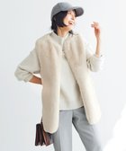 【アンフィーロ 自由区/UNFILO】の【WEB&一部店舗限定】へアリースウェット ハイネックニット 人気、トレンドファッション・服の通販 founy(ファニー) ファッション Fashion レディースファッション Fashion for Women トップス・カットソー Cut & Sew Tops ニット Knit Tops & Sweaters レディースパーカー・カジュアルフーディー Casual Hoodies & Sweatshirts スウェット・クルーネックトップス Sweatshirts & Crewnecks / Relaxed Fit Sweat Tops ウォッシャブル Machine Washable セーター Sweater, Knitwear ハイネック High Neck, Mock Neck ヨーク Yoke, Yoke Design リラックス Relax, Relaxed Fit エレガント 上品 Elegant A/W・秋冬 Autumn/Winter thumbnail エクリュ|ID: prp329100004566900 ipo3291000000033301834