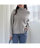 【アンフィーロ 自由区/UNFILO】の【WEB&一部店舗限定】へアリースウェット ハイネックニット 人気、トレンドファッション・服の通販 founy(ファニー) ファッション Fashion レディースファッション Fashion for Women トップス・カットソー Cut & Sew Tops ニット Knit Tops & Sweaters レディースパーカー・カジュアルフーディー Casual Hoodies & Sweatshirts スウェット・クルーネックトップス Sweatshirts & Crewnecks / Relaxed Fit Sweat Tops ウォッシャブル Machine Washable セーター Sweater, Knitwear ハイネック High Neck, Mock Neck ヨーク Yoke, Yoke Design リラックス Relax, Relaxed Fit エレガント 上品 Elegant A/W・秋冬 Autumn/Winter thumbnail グレー|ID: prp329100004566900 ipo3291000000033301835