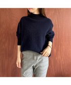 【アンフィーロ 自由区/UNFILO】の【WEB&一部店舗限定】へアリースウェット ハイネックニット 人気、トレンドファッション・服の通販 founy(ファニー) ファッション Fashion レディースファッション Fashion for Women トップス・カットソー Cut & Sew Tops ニット Knit Tops & Sweaters レディースパーカー・カジュアルフーディー Casual Hoodies & Sweatshirts スウェット・クルーネックトップス Sweatshirts & Crewnecks / Relaxed Fit Sweat Tops ウォッシャブル Machine Washable セーター Sweater, Knitwear ハイネック High Neck, Mock Neck ヨーク Yoke, Yoke Design リラックス Relax, Relaxed Fit エレガント 上品 Elegant A/W・秋冬 Autumn/Winter thumbnail ネイビー|ID: prp329100004566900 ipo3291000000033301836