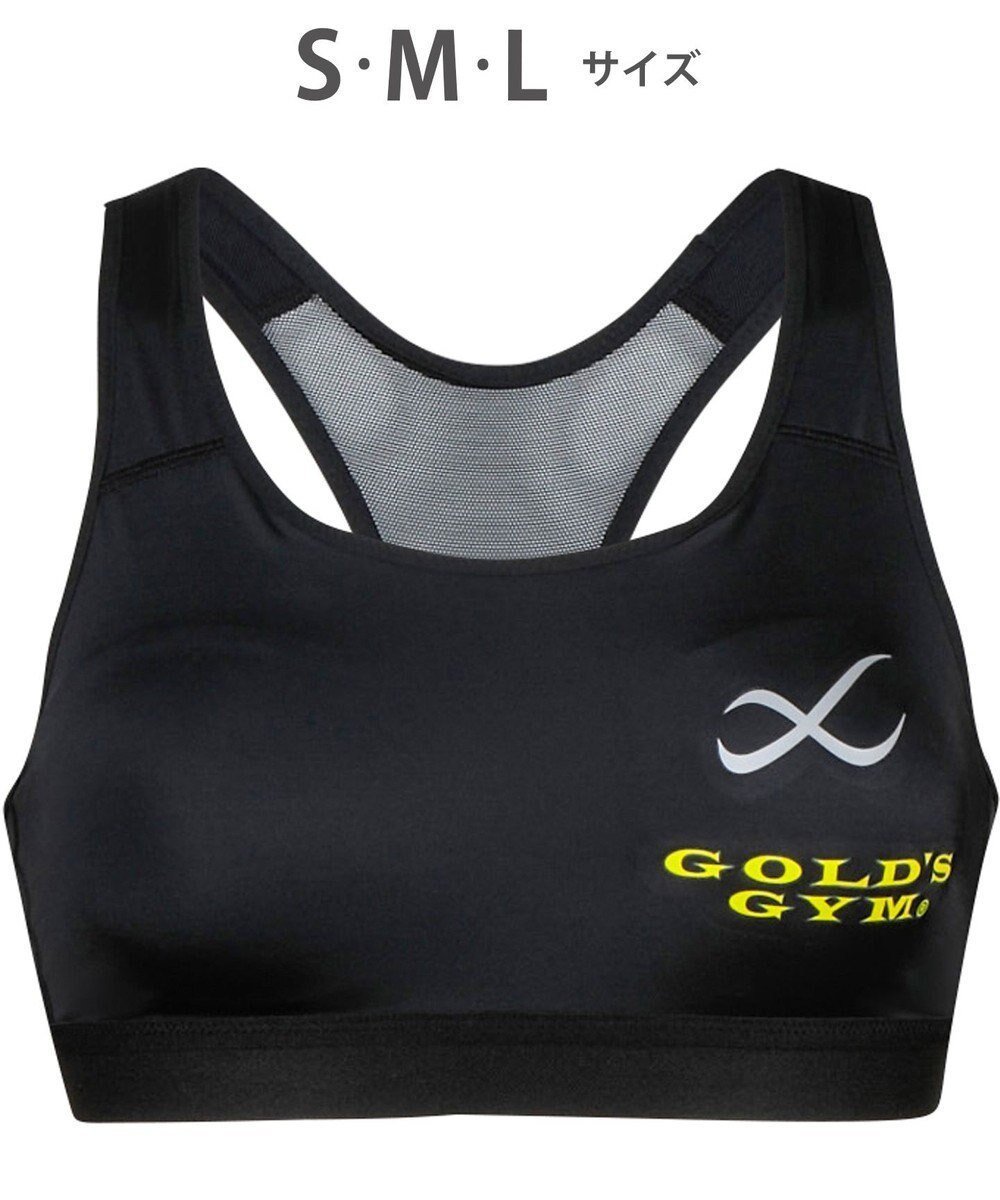 【シーダブリューエックス/CW-X】の【WOMEN】 CW-X 【GOLD S GYMコラボ】 スポーツブラ 【スポーツ時のゆれからバストを守る】 ノンワイヤー トレーニング ジョギング レディース HTY546 /ワコール インテリア・キッズ・メンズ・レディースファッション・服の通販 founy(ファニー) 　ファッション　Fashion　レディースファッション　Fashion for Women　スポーツウェア　Functional & Stylish Sportswear　アンダー　Underwear Essentials　コラボ　Collaboration, Collab　スポーツ　Sports, Activewear　ランニング　Running, Running Wear, Activewear, Jogging　ワイヤー　Wire, Wired Bra　ブラック|ID: prp329100004566913 ipo3291000000034249022