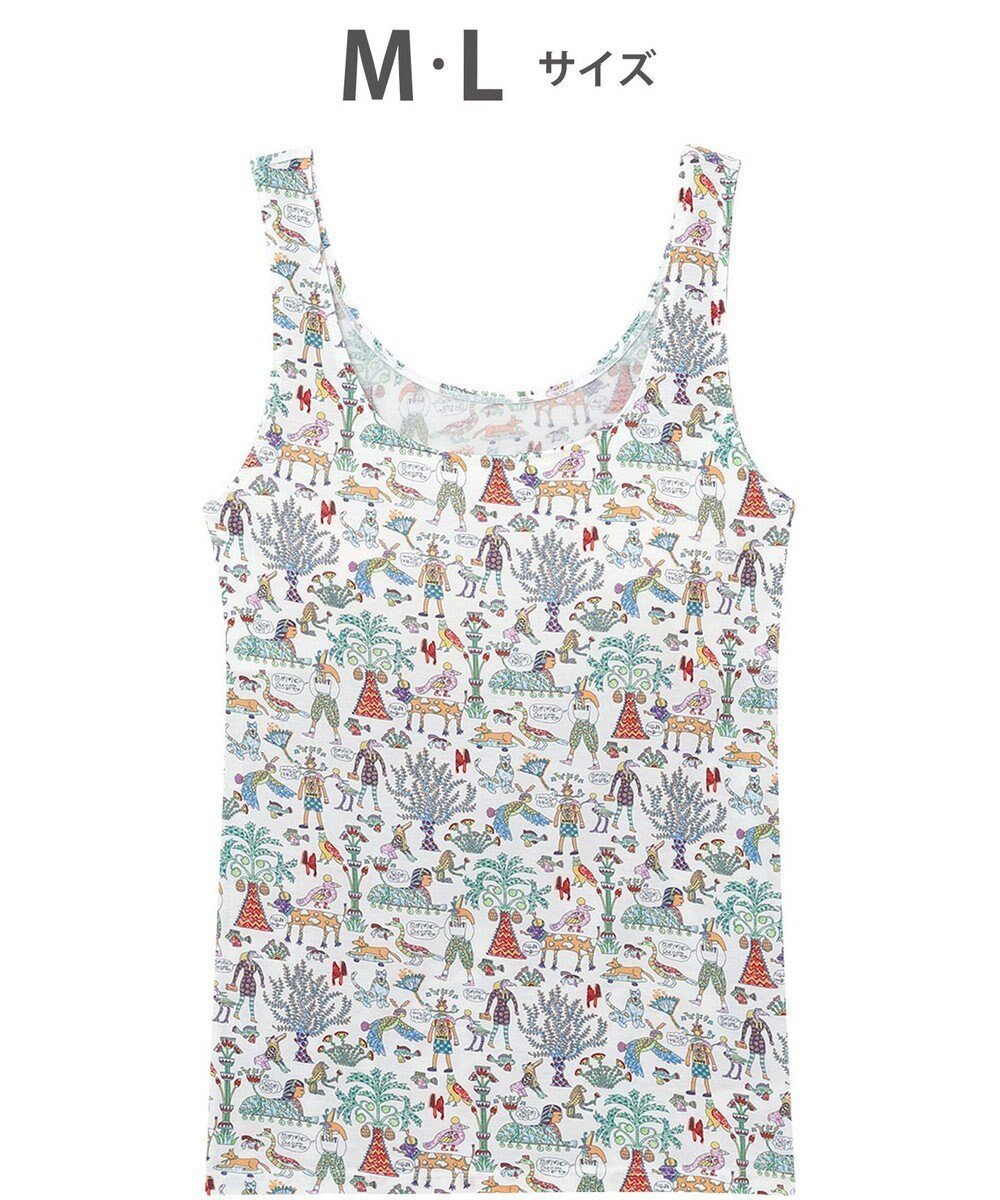【ツモリチサト スリープ/tsumori chisato SLEEP】のツモリチサト カップ付きインナー タンクトップ ブラトップ レディース UCX573 /ワコール インテリア・キッズ・メンズ・レディースファッション・服の通販 founy(ファニー) 　ファッション　Fashion　レディースファッション　WOMEN　インナー　Inner　春　Spring　シンプル　Simple　タンク　Tank　パジャマ　Pajamas　モチーフ　Motif　S/S・春夏　Ss・Spring/Summer　夏　Summer　旅行　Travel　アイボリー|ID: prp329100004566930 ipo3291000000032299337