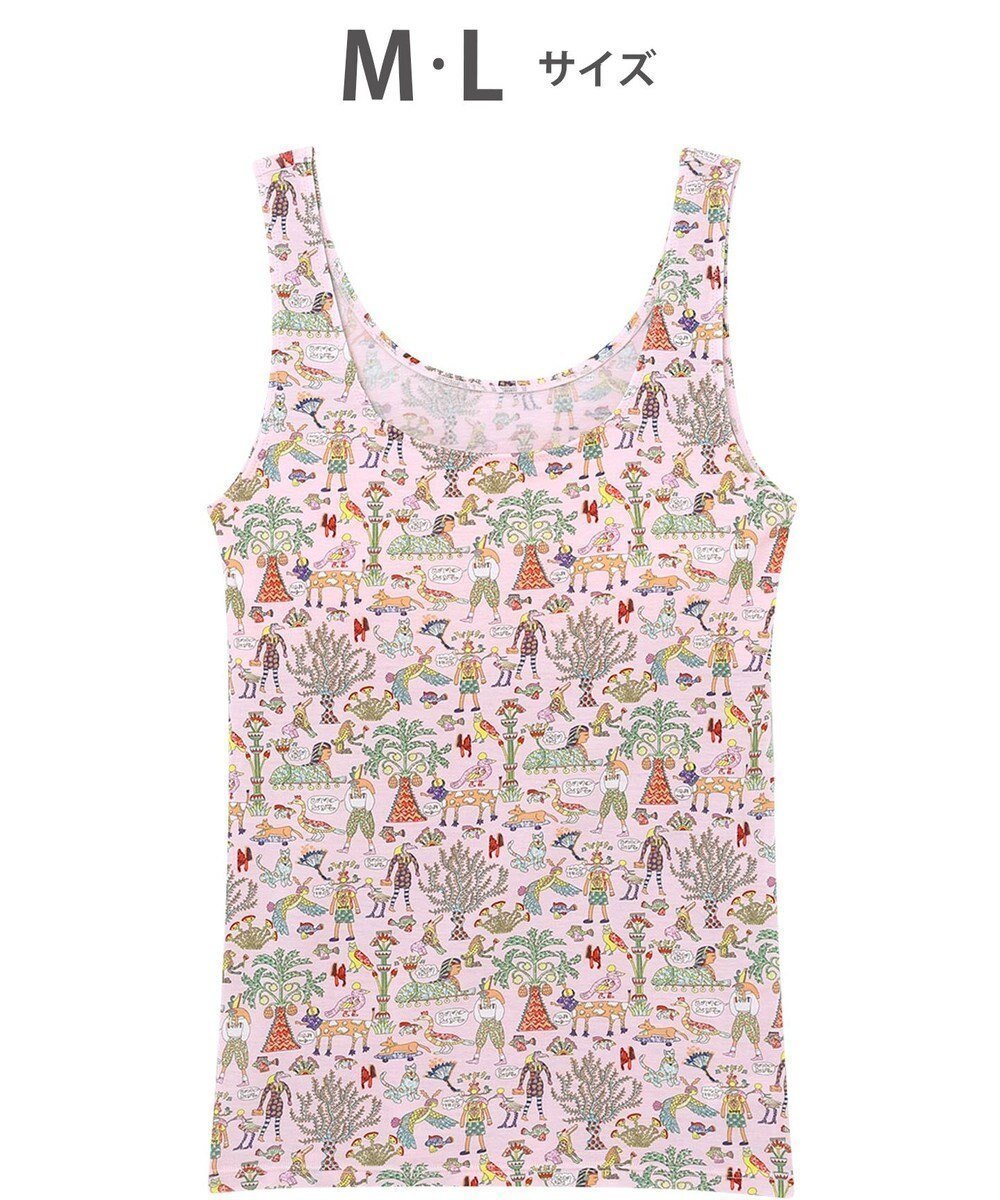 【ツモリチサト スリープ/tsumori chisato SLEEP】のツモリチサト カップ付きインナー タンクトップ ブラトップ レディース UCX573 /ワコール インテリア・キッズ・メンズ・レディースファッション・服の通販 founy(ファニー) 　ファッション　Fashion　レディースファッション　WOMEN　インナー　Inner　春　Spring　シンプル　Simple　タンク　Tank　パジャマ　Pajamas　モチーフ　Motif　S/S・春夏　Ss・Spring/Summer　夏　Summer　旅行　Travel　ピンク|ID: prp329100004566930 ipo3291000000032299340