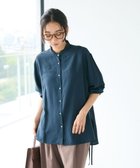 【クラフトスタンダードブティック/CRAFT STANDARD BOUTIQUE】のレーヨントロミサイドリボンチュニック Navy|ID: prp329100004567064 ipo3291000000032553791