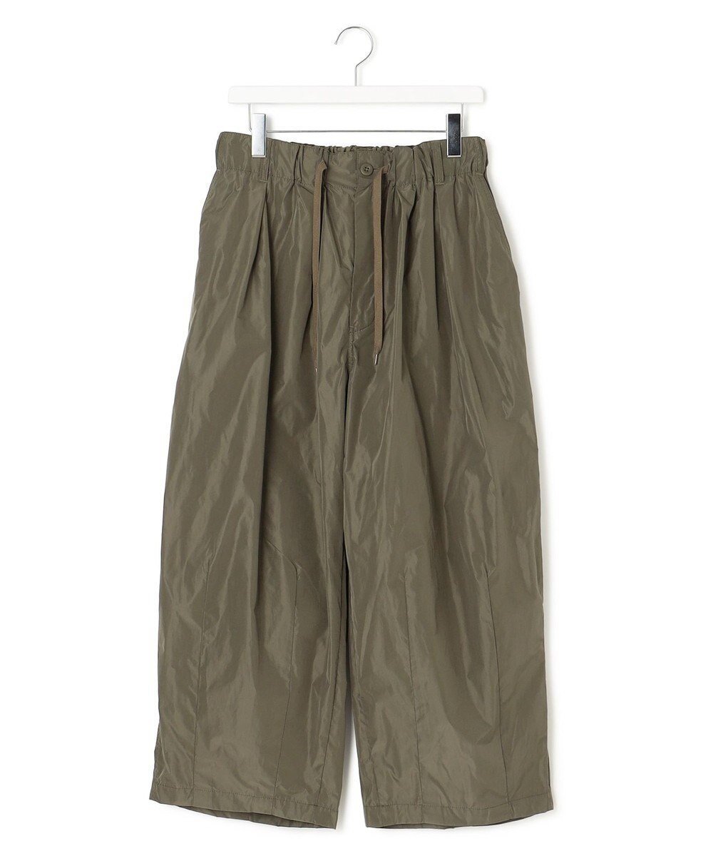 【ジェイプレスヨークストリート/J.PRESS YORK STREET】の【UNISEX】ポリエステルツイル ワイドパンツ インテリア・キッズ・メンズ・レディースファッション・服の通販 founy(ファニー) 　ファッション　Fashion　レディースファッション　Fashion for Women　パンツ　Pants & Trousers　ユニセックス　Unisex, Genderless　テーパード　Tapered, Tapered Pants　バルーン　Balloon, Balloon Silhouette　ブルゾン　Blouson, Bomber Jacket　ワイド　Wide, Wide Fit　定番　Standard, Basic Item　A/W・秋冬　Autumn/Winter　軽量　Lightweight, Ultra Light　カーキ系|ID: prp329100004567117 ipo3291000000032676674