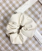 【ウィゴー/WEGO】のPUシュシュ オフホワイト|ID: prp329100004567118 ipo3291000000032301227
