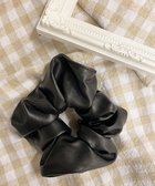 【ウィゴー/WEGO】のPUシュシュ ブラック|ID: prp329100004567118 ipo3291000000032301229
