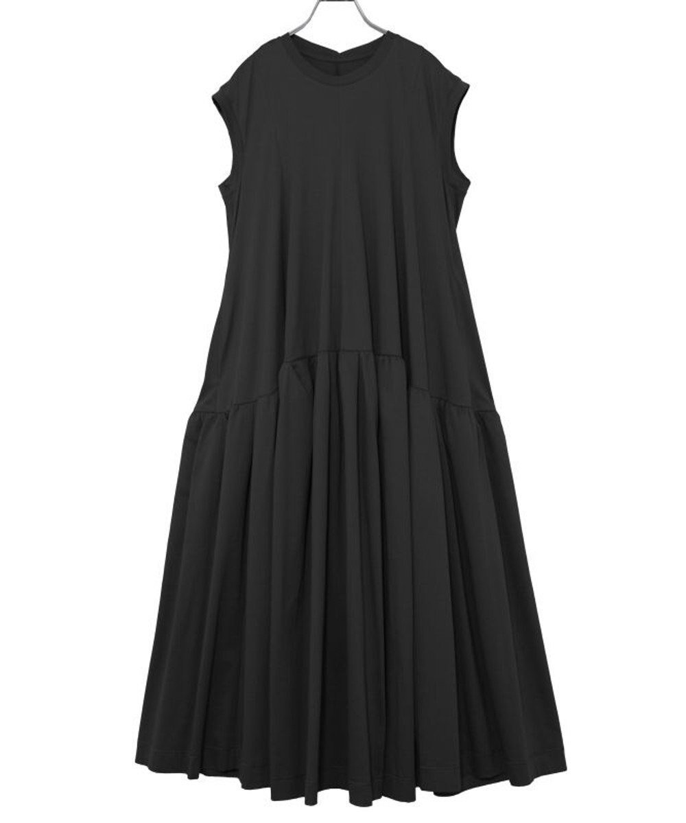 【フォルフォルモ/FORFORMO】の【洗える/接触冷感/UVカット】Long Jersey Dress ロングジャージードレス インテリア・キッズ・メンズ・レディースファッション・服の通販 founy(ファニー) 　ファッション　Fashion　レディースファッション　Fashion for Women　ワンピース　Dresses　フォーマル・パーティードレス・結婚式用ドレス　Elegant & Casual Dresses　洗える　Machine Washable　シンプル　Simple, Minimal　フォルム　Silhouette, Form　ブロック　Block, Solid Block Pattern　ロング　Long, Long-Length　A/W・秋冬　Autumn/Winter　S/S・春夏　SS, Spring/Summer, Warm Season　夏　Summer　ブラック|ID: prp329100004567145 ipo3291000000032725379