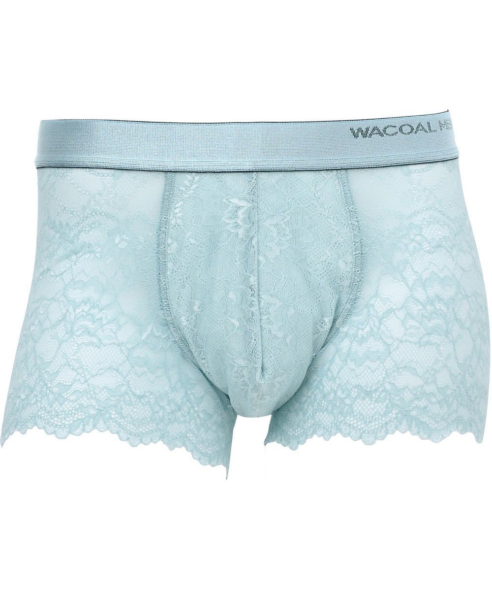 【ワコール/Wacoal / MEN】のボクサーパンツ 【レースボクサー】 美しさと快適さを追求 通気性 前閉じ WT3822 /ワコールメン インテリア・キッズ・メンズ・レディースファッション・服の通販 founy(ファニー) 　ファッション　Fashion　メンズファッション　Men's Style Online　ボトムス　Bottoms/Men　アンダー　Under　フロント　Front　レース　Race　再入荷　Restock/Back In Stock/Re Arrival　サックス|ID: prp329100004567777 ipo3291000000032575050