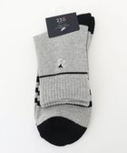 【23区 ゴルフ/23区GOLF / MEN】の【MEN】ナンバリング ハーフソックス ライトグレー系|ID: prp329100004567784 ipo3291000000033474745