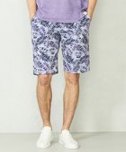 【ジョセフ アブード マウンテン/JOSEPH ABBOUD MOUNTAIN】の【SPACE/UNISEX】リーフプリント イージーショートパンツ パープル系5|ID: prp329100004567804 ipo3291000000032309456