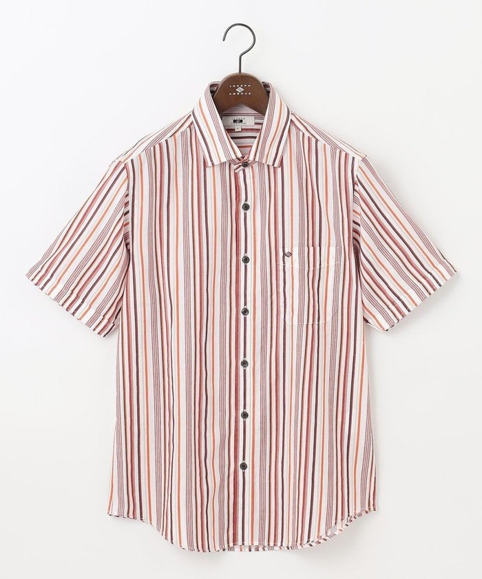 【ジョセフ アブード/JOSEPH ABBOUD / MEN】の【吸水速乾】ソアロンストライプ 半袖 インテリア・キッズ・メンズ・レディースファッション・服の通販 founy(ファニー) https://founy.com/ ファッション Fashion メンズファッション Men's Style Online トップス・カットソー Tops/Tshirt/Men シャツ Shirts ストライプ Stripe ランダム Random 再入荷 Restock/Back In Stock/Re Arrival 半袖 Short Sleeve 吸水 Water Absorption 夏 Summer 春 Spring S/S・春夏 Ss・Spring/Summer |ID: prp329100004567810 ipo3291000000032649629