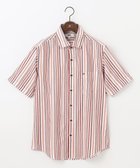 【ジョセフ アブード/JOSEPH ABBOUD / MEN】の【吸水速乾】ソアロンストライプ 半袖 ワイン系1|ID: prp329100004567810 ipo3291000000032649630