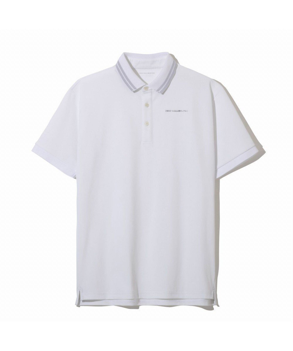 【ゼロハリバートン/ZERO HALLIBURTON / MEN】の【吸水速乾・UVケア】 鹿の子ポロシャツ ZHG-M5S4a 82947 インテリア・キッズ・メンズ・レディースファッション・服の通販 founy(ファニー) 　ファッション　Fashion　メンズファッション　MEN　トップス・カットソー　Tops/Tshirt/Men　シャツ　Shirts　ポロシャツ　Polo Shirts　アウトドア　Outdoor　春　Spring　吸水　Water Absorption　鹿の子　Pique　シンプル　Simple　スポーツ　Sports　ダブル　Double　定番　Standard　ポロシャツ　Polo Shirt　ランニング　Running　S/S・春夏　Ss・Spring/Summer　再入荷　Restock/Back In Stock/Re Arrival　夏　Summer　ゴルフ　Golf　ホワイト|ID: prp329100004567816 ipo3291000000032309613